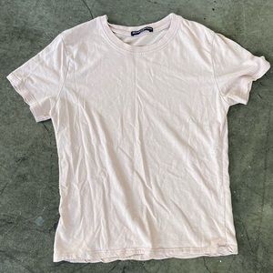 Brandy Melville Dusty-Pink T-shirt